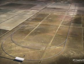 auto Hyperloop Hypersmyčka Quay Valley Kalifornie