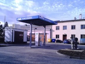auto plnící CNG stanice Ostrava dopravní podnik
