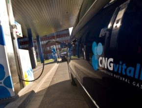 auto CNG stanice Vítkovice Machinery Group stlačený zemní plyn