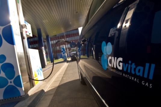auto CNG stanice Vítkovice Machinery Group stlačený zemní plyn