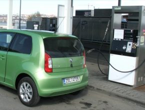 auto CNG plnící stanice Škoda Citigo G-TEC