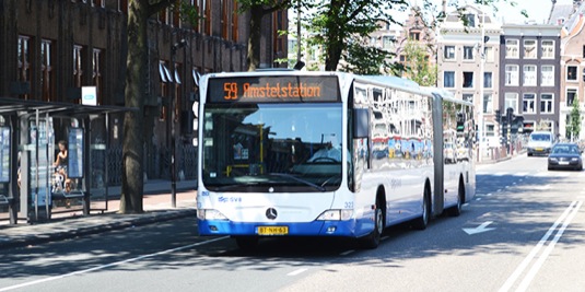 auto autobus Nizozemsko Amsterdam