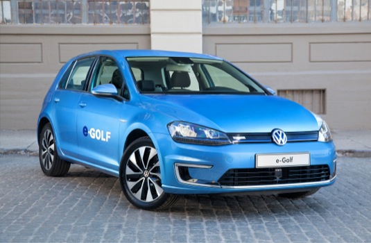 auto elektromobil Volkswagen e-Golf