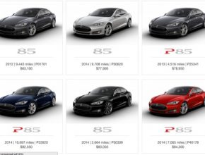 auto elektromobily Tesla Model S web bazar