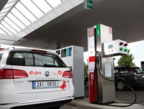 auto plnící CNG stanice Humpolec