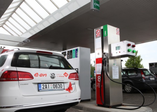 auto plnící CNG stanice Humpolec