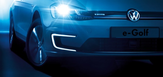 auto elektromobil Volkswagen e-Golf