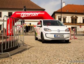 auto elektromobil Volkswagen e-Up běh brandýsem boleslaví