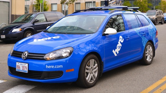 auto Nokia HERE mapy navigace