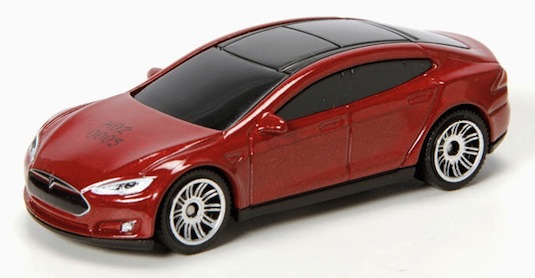 auto elektromobil Tesla Model S Matchbox