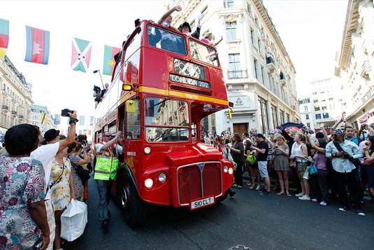auto Londýn autobus doubledecker Olympijské hry 2012