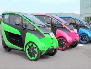 auto Toyota i-Road elektrická tříkolky elektromobily