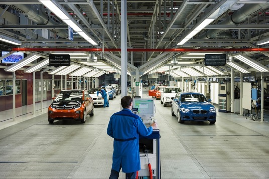 auto výroba elektromobilů BMW i3