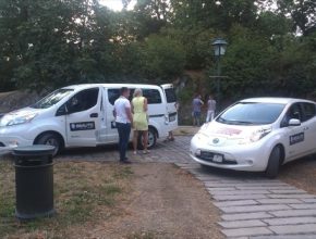 auto elektromobily Nissan Brno Shakespearovské slavnosti