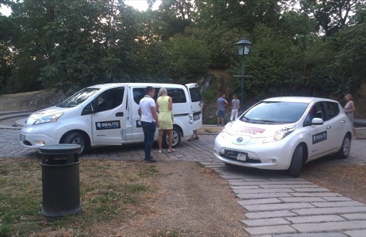 auto elektromobily Nissan Brno Shakespearovské slavnosti