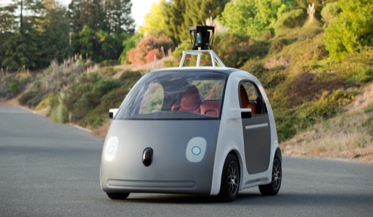 auto robotické auto Google