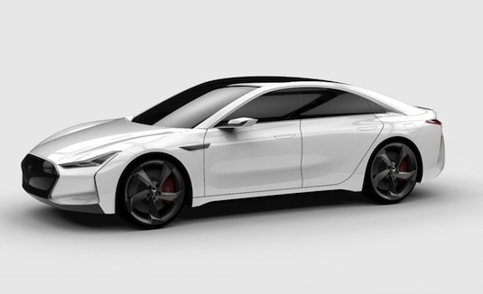 auto elektromobily Youxia X kopie Tesla Model S