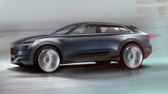 auto elektromobil koncept Audi e-tron quattro