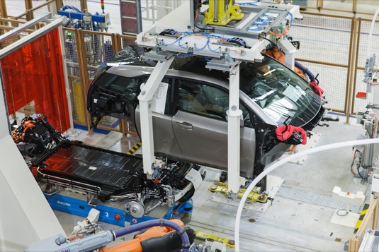 Výroba elektromobilu BMW i3