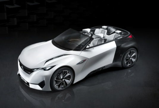 auto elektromobil koncept Peugeot Fractal