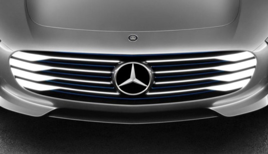auto elektromobily Mercedes-Benz Daimler znak
