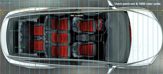auto Tesla Model X zavazadlový prostor