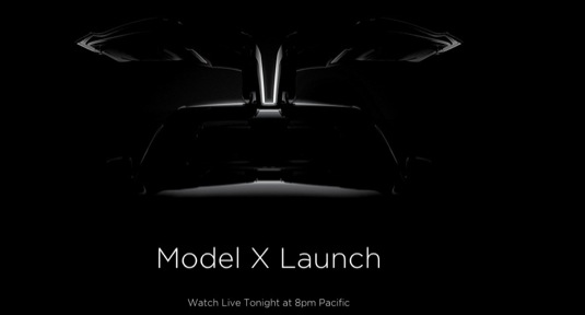 auto elektromobil Tesla Model X odhalení