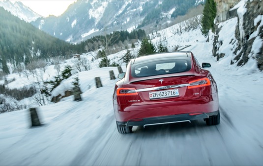 auto elektromobily Tesla Model S elektro auto prodej Rakousko