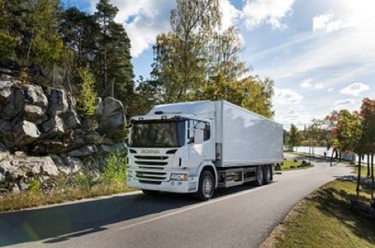 auto Scania Hybrid nákladní auto