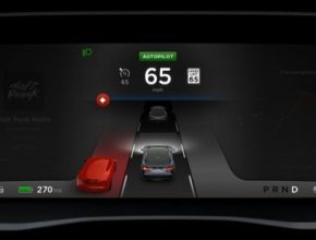 auto Tesla Motors Model S elektromobil auto elektroauto autopilot autonomní robotické řízení