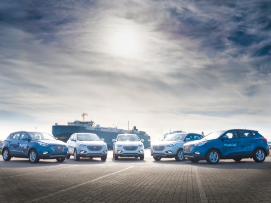 auto Hyundai Fuel Cell auta na vodík Evropa