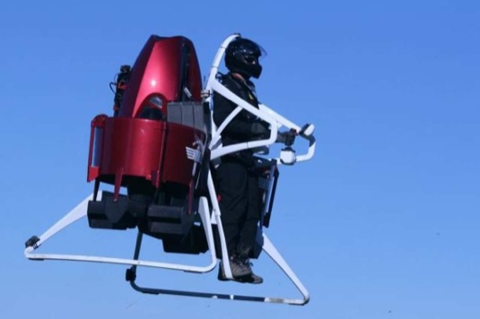Jetpack neboli létající batoh společnosti Martin Aircraft