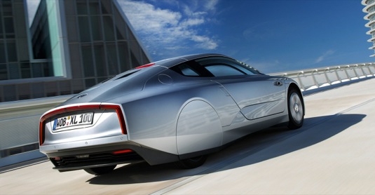 auto Volkswagen XL1 plug-in hybrid aerodynamický odpor karoserie