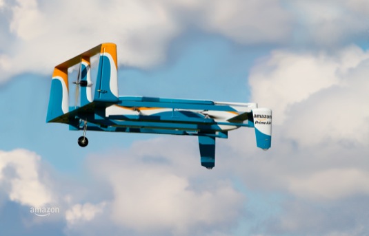 auto Amazon Prime Air doručovací dron