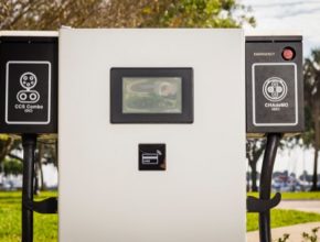 auto rychlonabíjecí stanice duální CHAdeMO a CCS
