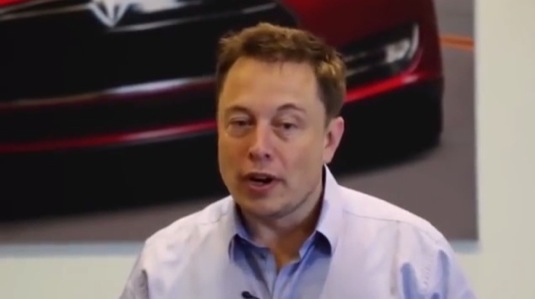 auto Elon Musk, spoluzakladatel Tesla Motors a SpaceX, prezident SolarCity