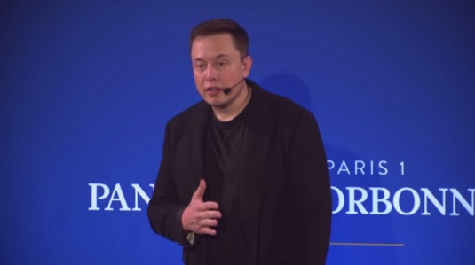 auto Elon Musk šéf Tesla Motors, SpaceX a prezident SolarCity na klimatické konferenci COP21 v Paříži