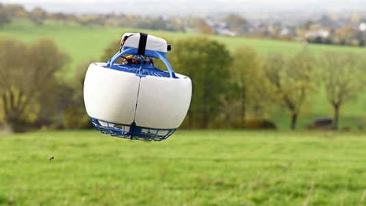 auto létající dron Fleye