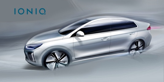 Hyundai IONIQ bude po světové premiéře v lednu v Koreji vystaven na autosalonech v Ženevě a New Yorku, které se konají v březnu 2016.