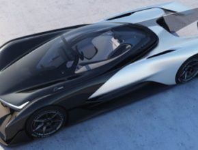 auto elektromobil Faraday Future FFZER01 CES 2016 Las Vegas