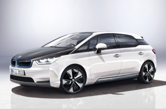 auto elektromobil plug-in hybrid BMW i5 MPV sedan minivan