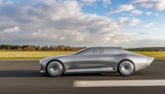 auto elektromobily Mercedes Concept IAA robotický transformer