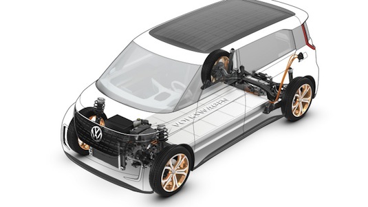 auto elektromobily Volkswagen BUDD-e CES 2016 Las vegas mikrobus