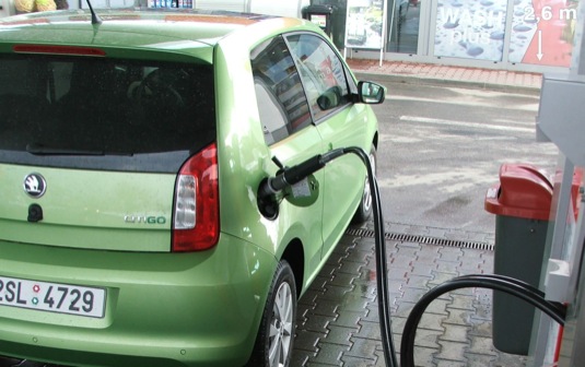auto zemní plyn test CNG auta Škoda Citigo G-TEC