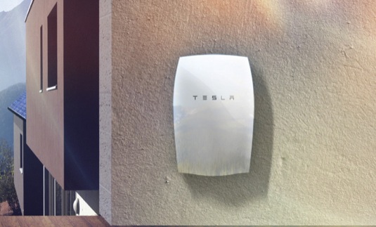 auto Tesla Powerwall domácí úložiště energie baterie
