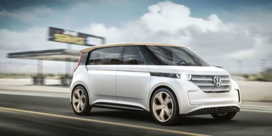 auto koncept elektromobilu Volkswagen Budd-E