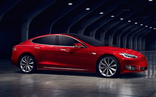 auto elektromobily Tesla Model S facelift duben 2016