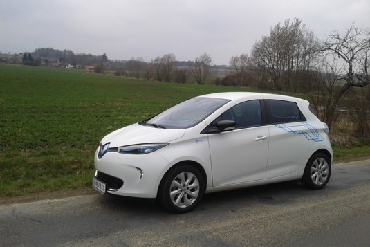 auto test elektromobilu Renault Zoe