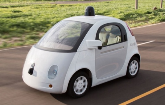 robotické auto Google autonomní vůz