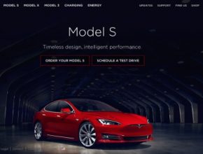 auto web Teslamotors.com návštěvnost rekord